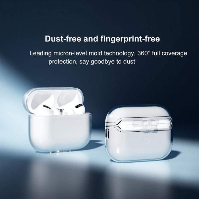 Estuche protector integrado de TPU de alta transparencia y cobertura total para auriculares, For Airpods Pro 3, For Airpods Pro 2