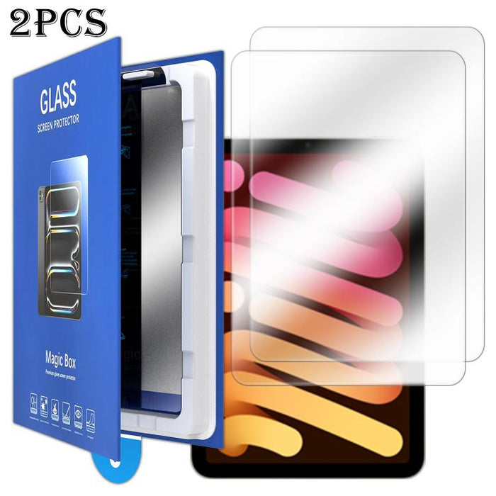 2 protectores de pantalla de vidrio templado para tablet, estilo caja de libro, de fácil instalación y a prueba de polvo., For iPad 2026 / 2025 / 2022, For iPad Air 11 2026 / 2025 / 2024, For iPad Pro 13 2025 / 2024, For iPad Pro 11 2025 / 2024        ...