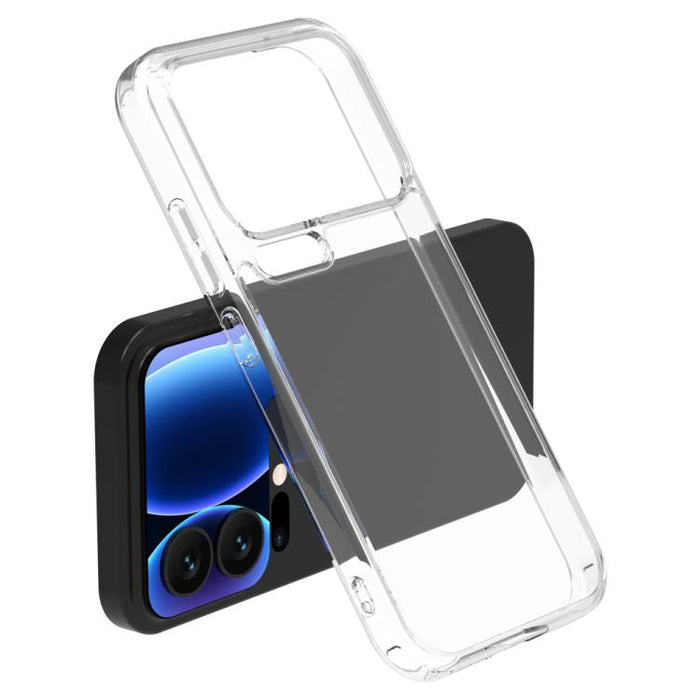 Funda para teléfono LeReach TOC Clear Series Composite Armor híbrida de TPU y acrílico a prueba de golpes, For Xiaomi 17 Pro Max, For Xiaomi 17 Pro