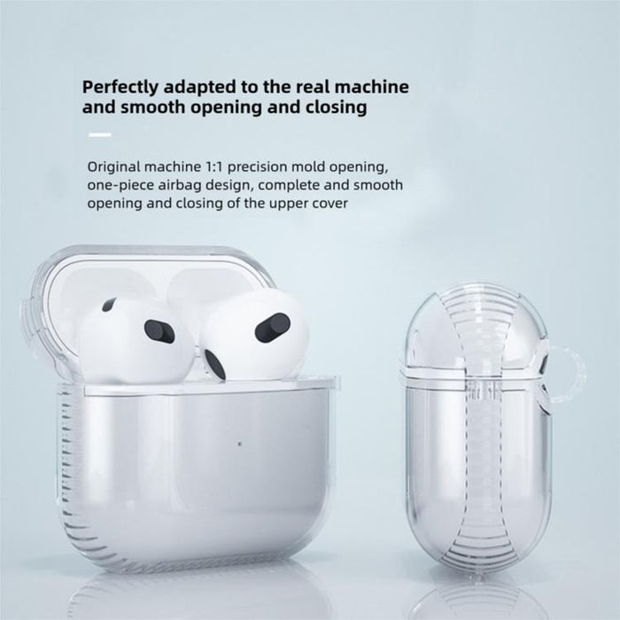 Funda protectora corrugada a prueba de golpes con amortiguación de aire para auriculares, For Airpods 3
