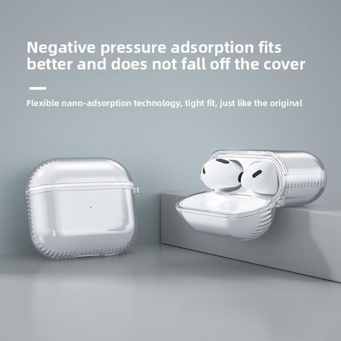 Funda protectora corrugada a prueba de golpes con amortiguación de aire para auriculares, For Airpods 3
