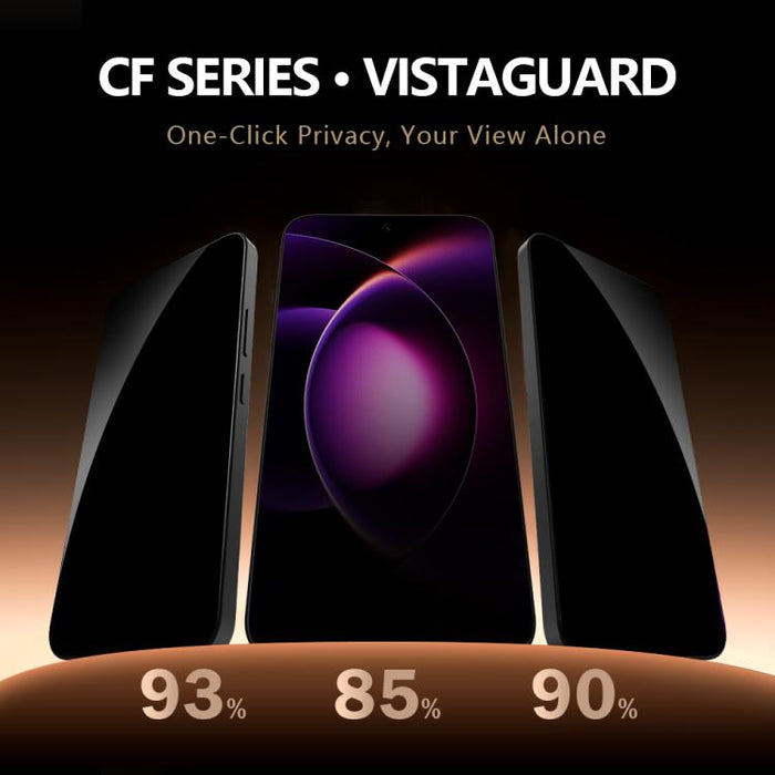 Juego de 2 protectores de pantalla de vidrio templado LeReach CF Series Full Screen Version HD Privacy Phone, For Xiaomi 17T Pro 5G, For Xiaomi 17T 5G, For Redmi K90 / Poco F8 Pro 5G