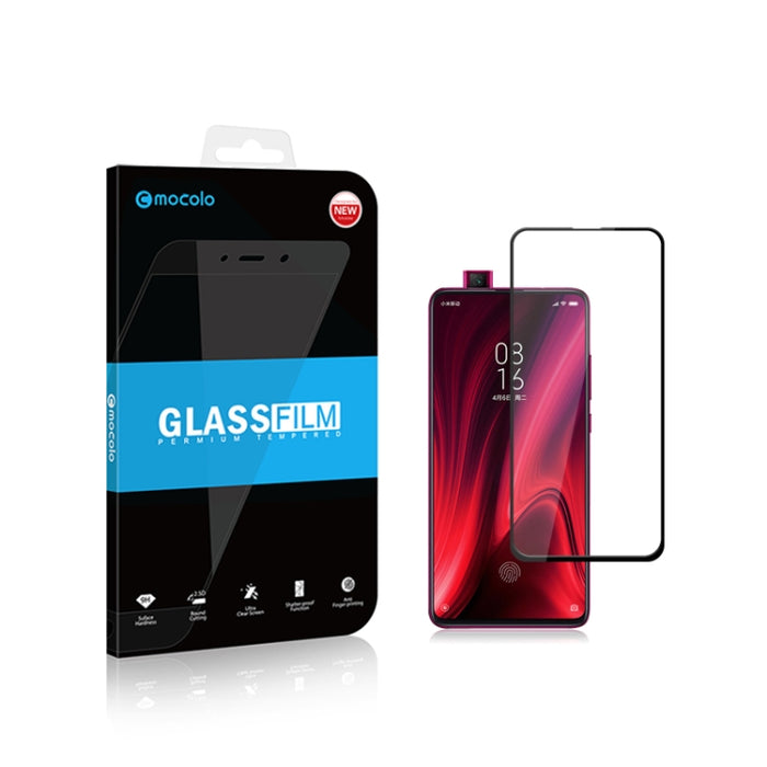 mocolo 0.33mm 9H 2.5D Película de vidrio templado con pegamento completo para Xiaomi Mi 9T / Oppo Reno, For Xiaomi Mi 9T