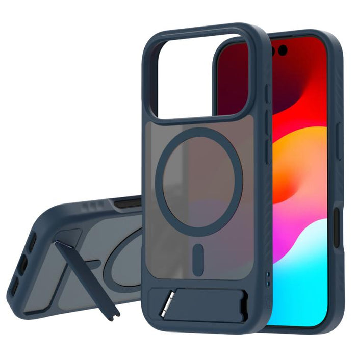 Funda magnética para teléfono LeReach Le-Chic Series con soporte oculto en forma de C, For iPhone 17 Pro