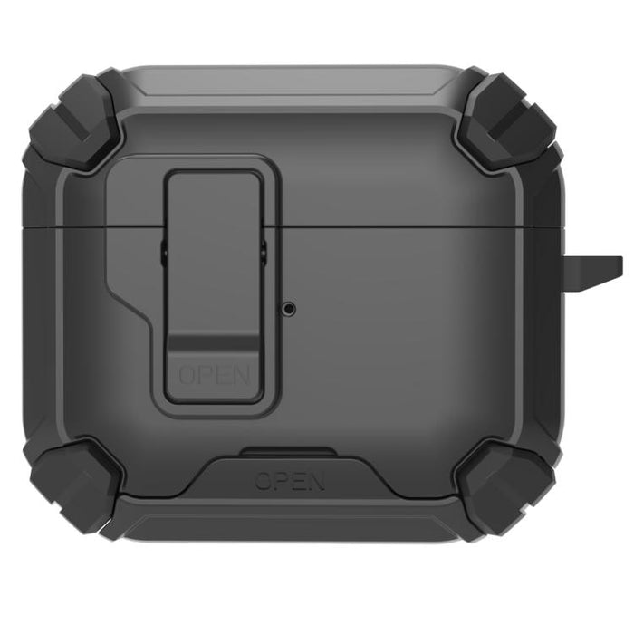 Estuche para auriculares inalámbricos LeReach Mega Series Armor Edition con soporte, For AirPods 4