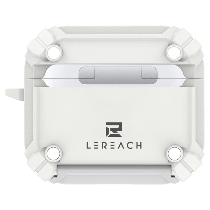 Estuche para auriculares inalámbricos LeReach Mega Series Armor Edition con soporte, For AirPods 4