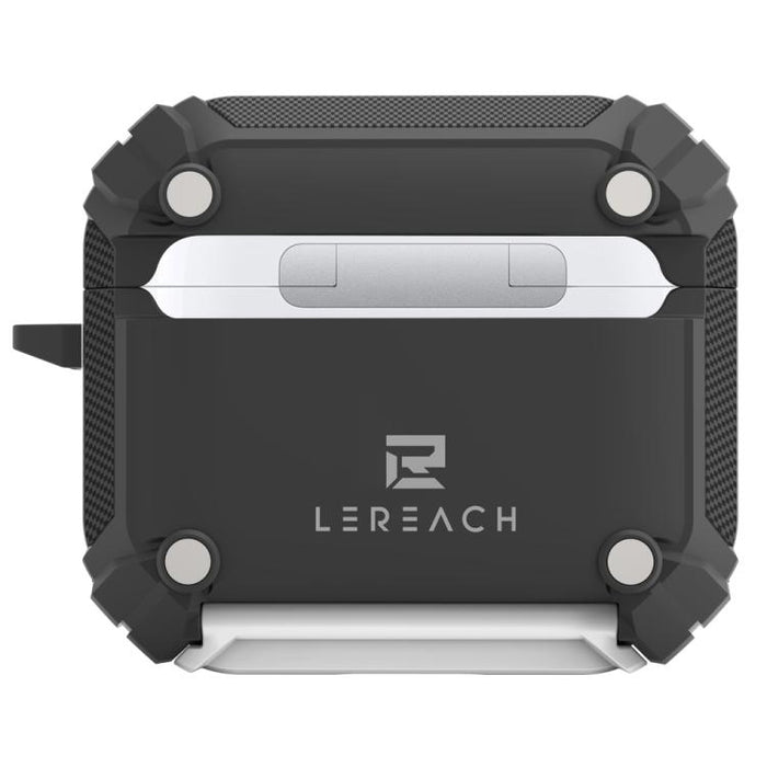 Estuche para auriculares inalámbricos LeReach Mega Series Armor Edition con soporte, For AirPods 4