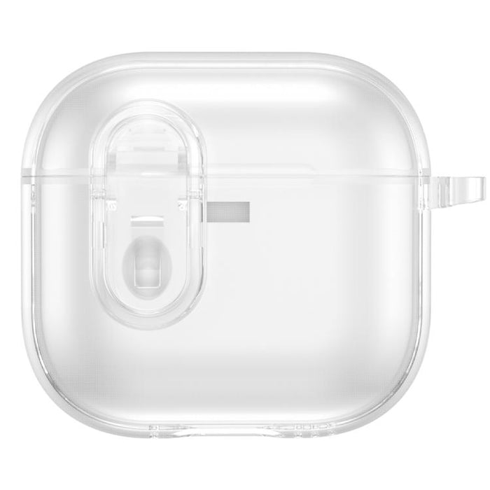 Estuche transparente para auriculares inalámbricos LeReach Mega Series con gancho, For AirPods 4