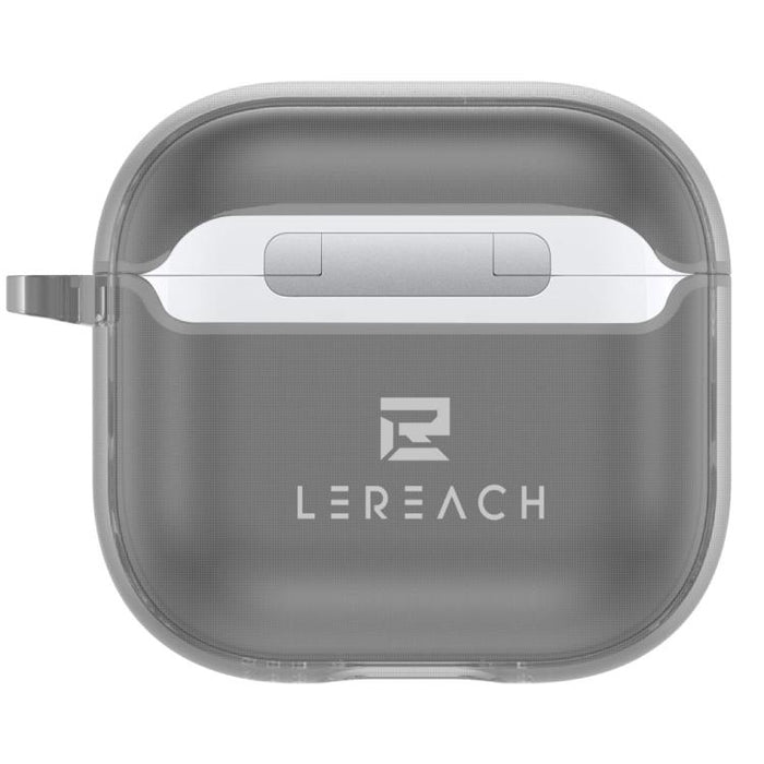 Estuche transparente para auriculares inalámbricos LeReach Mega Series con gancho, For AirPods 4