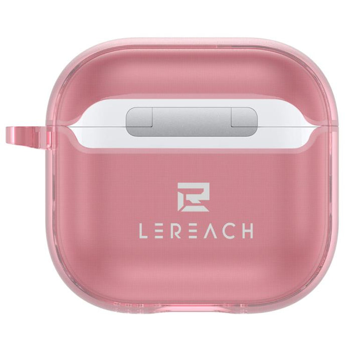 Estuche transparente para auriculares inalámbricos LeReach Mega Series con gancho, For AirPods 4