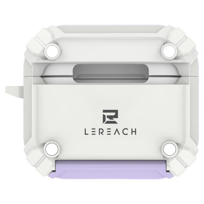 Estuche para auriculares inalámbricos LeReach Mega Series Dawn Armor Edition con soporte, For AirPods 4