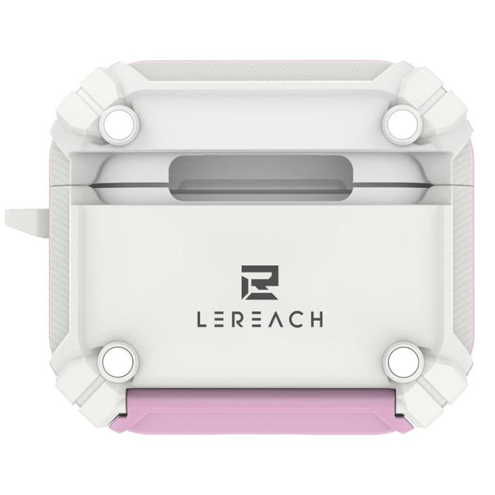 Estuche para auriculares inalámbricos LeReach Mega Series Dawn Armor Edition con soporte, For AirPods 4