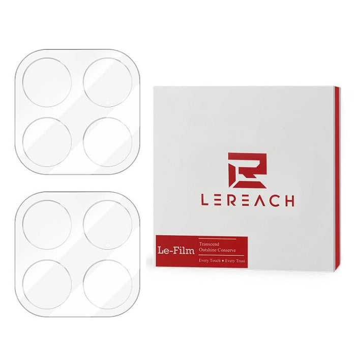 Juego de 2 láminas protectoras de cristal para lentes de cámara LeReach TF Series AirGlass, versión HD, resistentes al desgaste., For Xiaomi 17T Pro 5G, For Xiaomi 17T 5G, For Xiaomi 15T Pro 5G