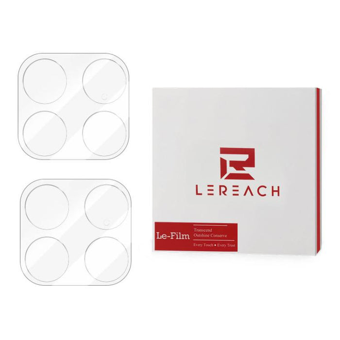 Juego de 2 láminas protectoras de cristal para lentes de cámara LeReach TF Series AirGlass, versión HD, resistentes al desgaste., For Xiaomi 17T Pro 5G, For Xiaomi 17T 5G, For Xiaomi 15T Pro 5G