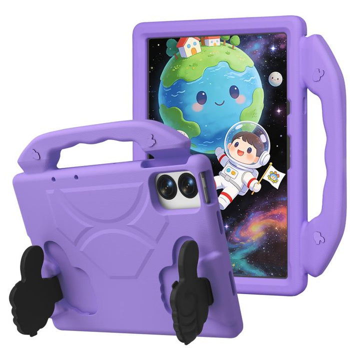 Funda para tablet a prueba de golpes con soporte para el pulgar y soporte de EVA, For Xiaomi Pad 5 Pro 12.4 2024, For Xiaomi Redmi Pad 2 Pro 12.1, For Xiaomi Pad 7 / 8 / Poco X1 11.2
