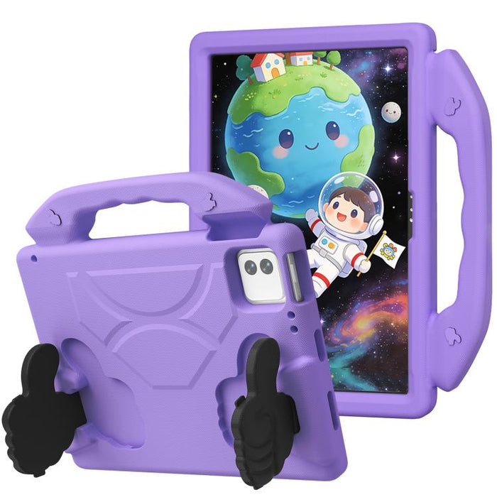 Funda para tablet a prueba de golpes con soporte para el pulgar y soporte de EVA, For Xiaomi Pad 5 Pro 12.4 2024, For Xiaomi Redmi Pad 2 Pro 12.1, For Xiaomi Pad 7 / 8 / Poco X1 11.2