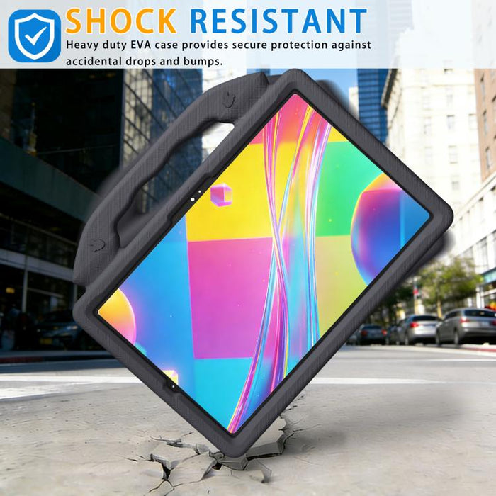 Funda para tablet a prueba de golpes con soporte para el pulgar y soporte de EVA, For Xiaomi Pad 5 Pro 12.4 2024, For Xiaomi Redmi Pad 2 Pro 12.1, For Xiaomi Pad 7 / 8 / Poco X1 11.2