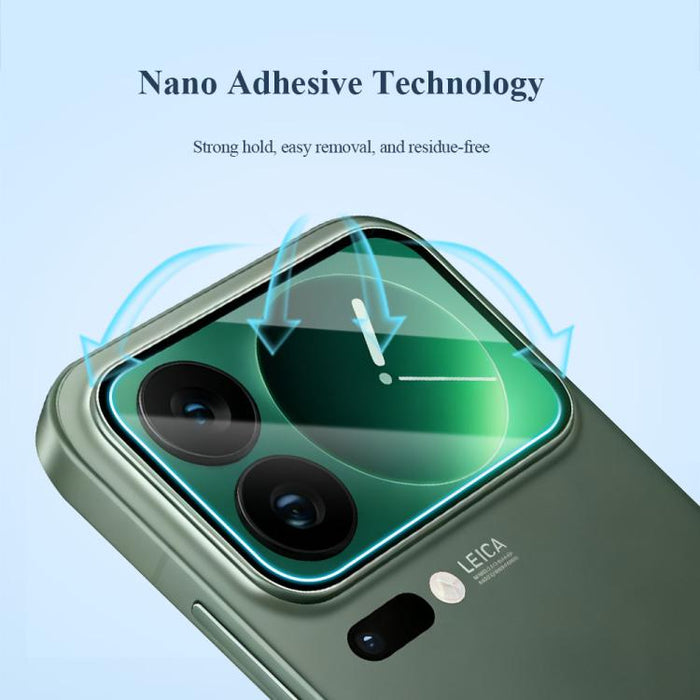 Juego de 2 láminas protectoras de cristal para lentes de cámara LeReach TF Series UniGuard, versión HD, resistentes al desgaste., For Xiaomi 17 Pro