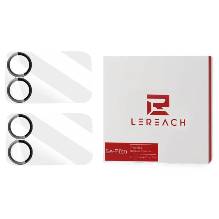 Juego de 2 láminas protectoras de cristal para lentes de cámara LeReach TF Series UniGuard, versión HD, resistentes al desgaste., For Xiaomi 17 Pro