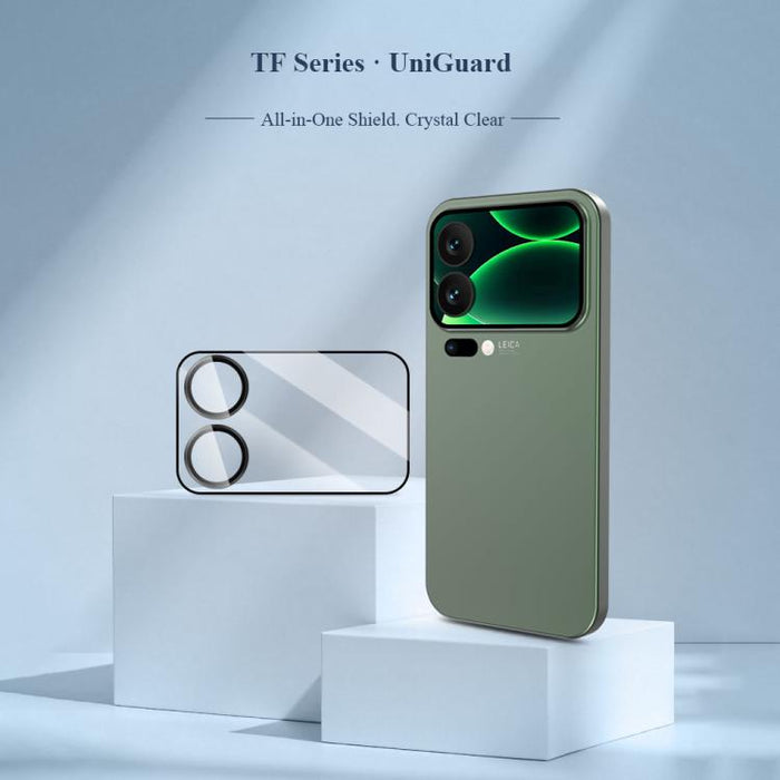 Película de cristal resistente al desgaste LeReach TF Series UniGuard Versión HD para lentes de cámara, For Xiaomi 17 Pro
