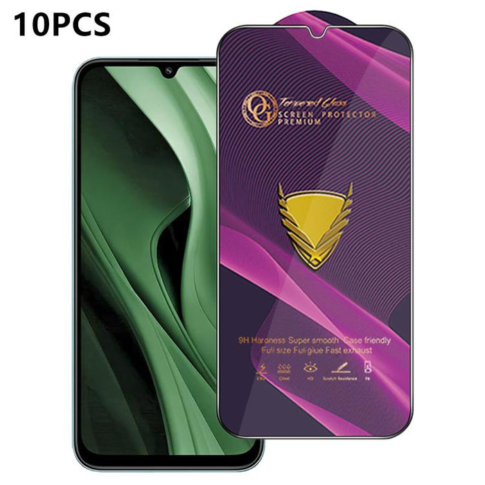 10 láminas de vidrio templado HD antiestáticas de alta alúmina con arco grande OG Purple, impresas mediante serigrafía., For Redmi K90 Max, For Xiaomi Poco C81x 4G, For Xiaomi Poco C81 Pro 4G, For Redmi R70m, For Redmi R70, For Xiaomi Poco C85x 5G     ...