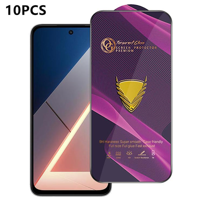 10 láminas de vidrio templado HD antiestáticas de alta alúmina con arco grande OG Purple, impresas mediante serigrafía., For Redmi K90 Max, For Xiaomi Poco C81x 4G, For Xiaomi Poco C81 Pro 4G, For Redmi R70m, For Redmi R70, For Xiaomi Poco C85x 5G     ...