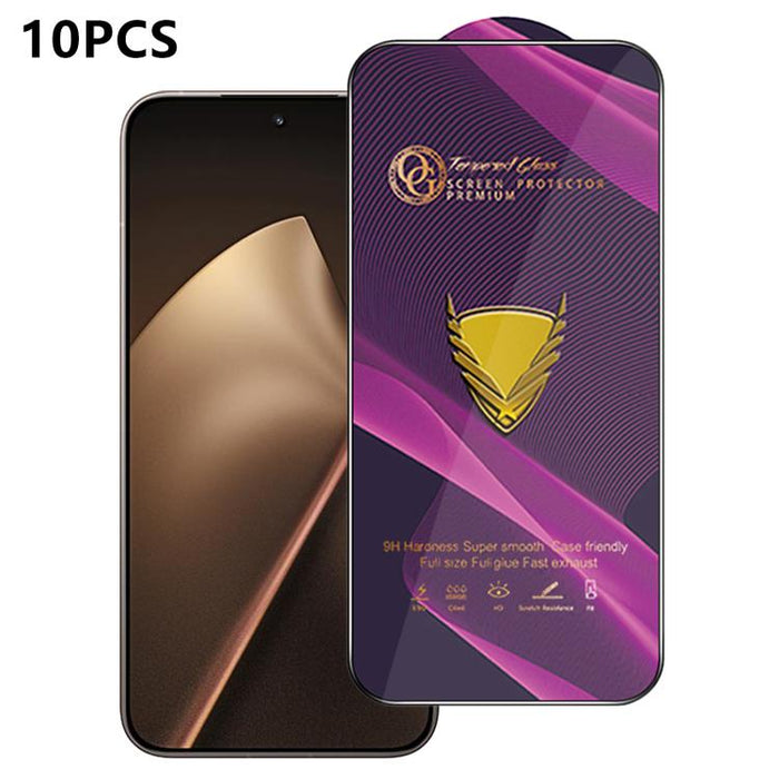 10 láminas de vidrio templado HD antiestáticas de alta alúmina con arco grande OG Purple, impresas mediante serigrafía., For Redmi K90 Max, For Xiaomi Poco C81x 4G, For Xiaomi Poco C81 Pro 4G, For Redmi R70m, For Redmi R70, For Xiaomi Poco C85x 5G     ...