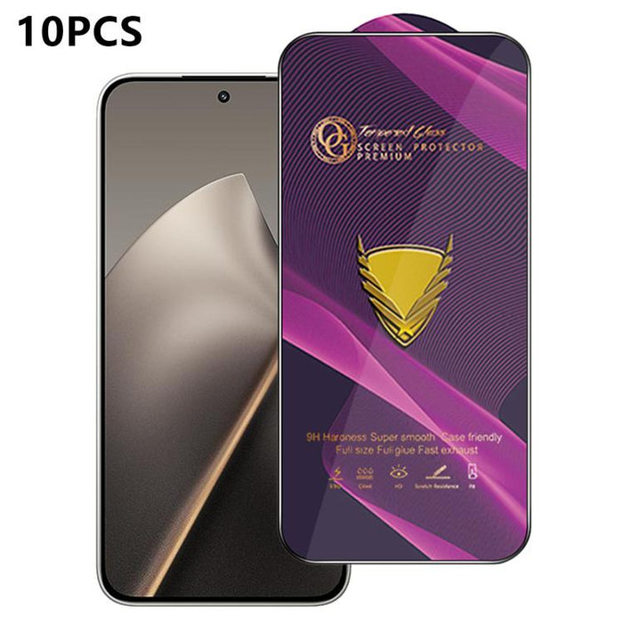 10 láminas de vidrio templado HD antiestáticas de alta alúmina con arco grande OG Purple, impresas mediante serigrafía., For Redmi K90 Max, For Xiaomi Poco C81x 4G, For Xiaomi Poco C81 Pro 4G, For Redmi R70m, For Redmi R70, For Xiaomi Poco C85x 5G     ...