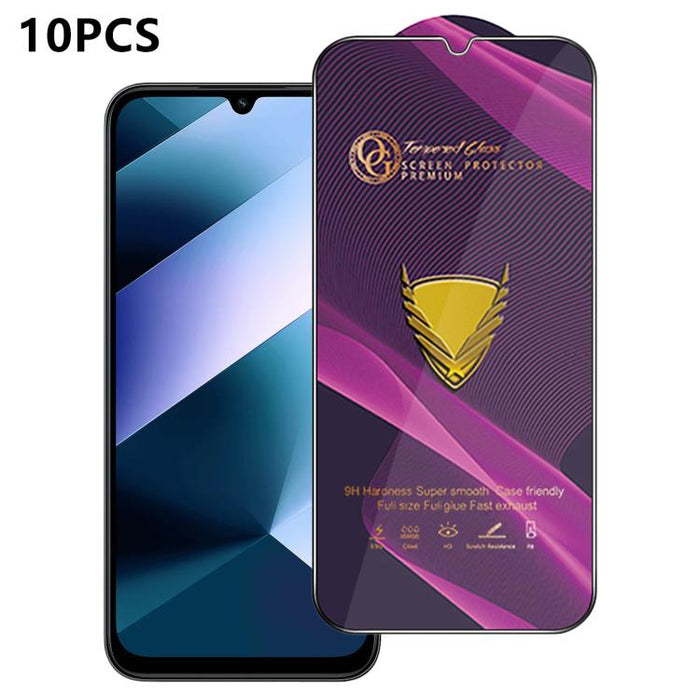 10 láminas de vidrio templado HD antiestáticas de alta alúmina con arco grande OG Purple, impresas mediante serigrafía., For Redmi K90 Max, For Xiaomi Poco C81x 4G, For Xiaomi Poco C81 Pro 4G, For Redmi R70m, For Redmi R70, For Xiaomi Poco C85x 5G     ...