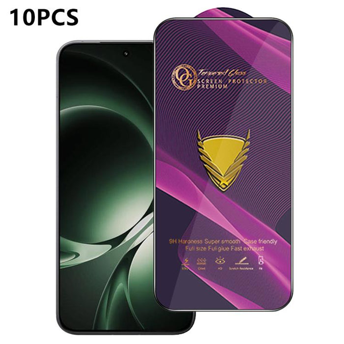 10 láminas de vidrio templado HD antiestáticas de alta alúmina con arco grande OG Purple, impresas mediante serigrafía., For Redmi K90 Max, For Xiaomi Poco C81x 4G, For Xiaomi Poco C81 Pro 4G, For Redmi R70m, For Redmi R70, For Xiaomi Poco C85x 5G     ...