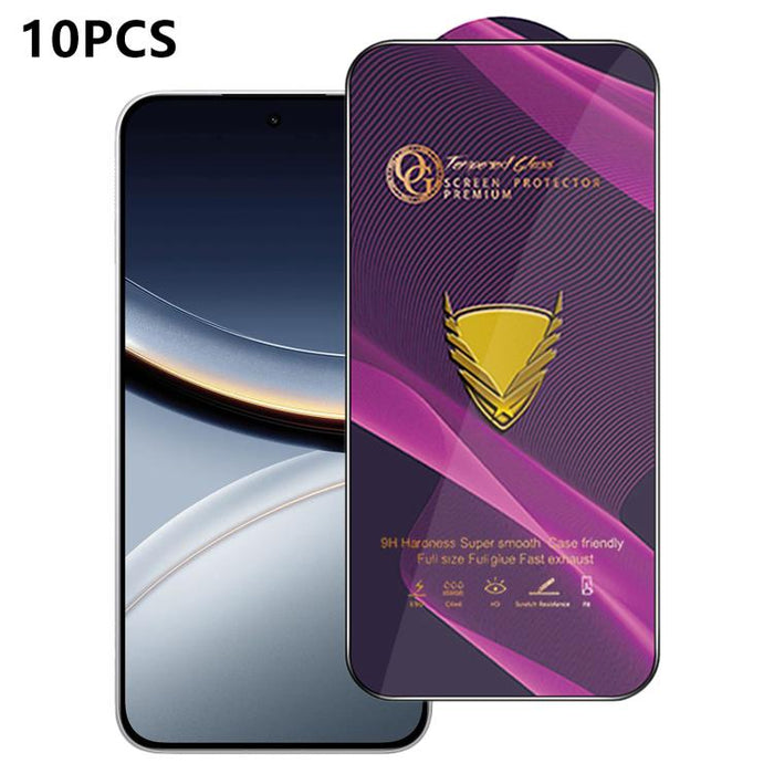 10 láminas de vidrio templado HD antiestáticas de alta alúmina con arco grande OG Purple, impresas mediante serigrafía., For Redmi K90 Max, For Xiaomi Poco C81x 4G, For Xiaomi Poco C81 Pro 4G, For Redmi R70m, For Redmi R70, For Xiaomi Poco C85x 5G     ...
