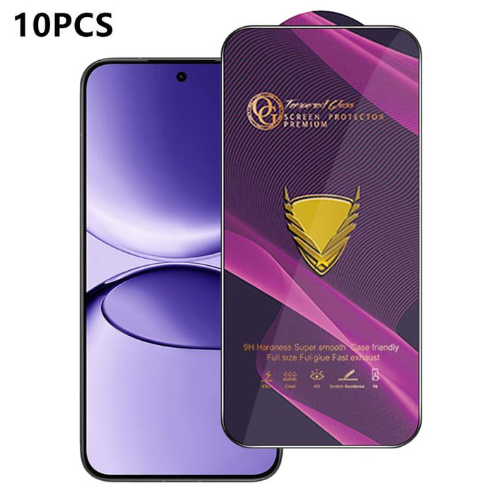 10 láminas de vidrio templado HD antiestáticas de alta alúmina con arco grande OG Purple, impresas mediante serigrafía., For Redmi K90 Max, For Xiaomi Poco C81x 4G, For Xiaomi Poco C81 Pro 4G, For Redmi R70m, For Redmi R70, For Xiaomi Poco C85x 5G     ...