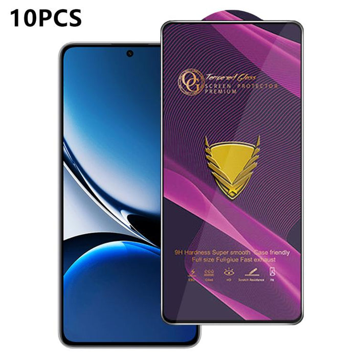 10 láminas de vidrio templado HD antiestáticas de alta alúmina con arco grande OG Purple, impresas mediante serigrafía., For Redmi K90 Max, For Xiaomi Poco C81x 4G, For Xiaomi Poco C81 Pro 4G, For Redmi R70m, For Redmi R70, For Xiaomi Poco C85x 5G     ...