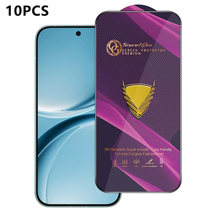 10 láminas de vidrio templado HD antiestáticas de alta alúmina con arco grande OG Purple, impresas mediante serigrafía., For Redmi K90 Max, For Xiaomi Poco C81x 4G, For Xiaomi Poco C81 Pro 4G, For Redmi R70m, For Redmi R70, For Xiaomi Poco C85x 5G     ...