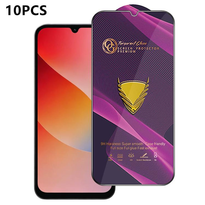 10 láminas de vidrio templado HD antiestáticas de alta alúmina con arco grande OG Purple, impresas mediante serigrafía., For Redmi K90 Max, For Xiaomi Poco C81x 4G, For Xiaomi Poco C81 Pro 4G, For Redmi R70m, For Redmi R70, For Xiaomi Poco C85x 5G     ...