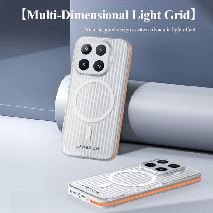 Funda magnética antideslizante de doble cara para teléfono LeReach TOC Icicle Series Ice Mist, For Xiaomi 17T Pro 5G, For Xiaomi 17T 5G