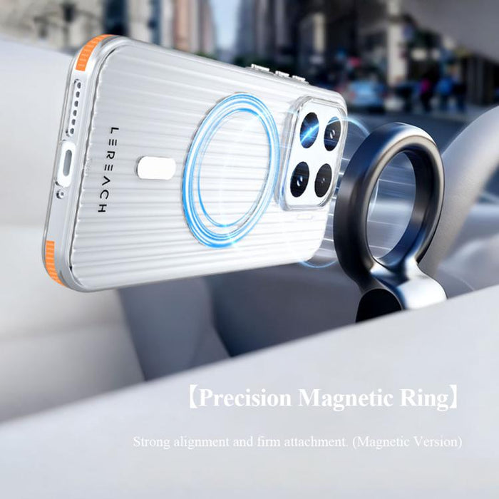 Funda magnética antideslizante de doble cara para teléfono LeReach TOC Icicle Series Ice Mist, For Xiaomi 17T Pro 5G, For Xiaomi 17T 5G