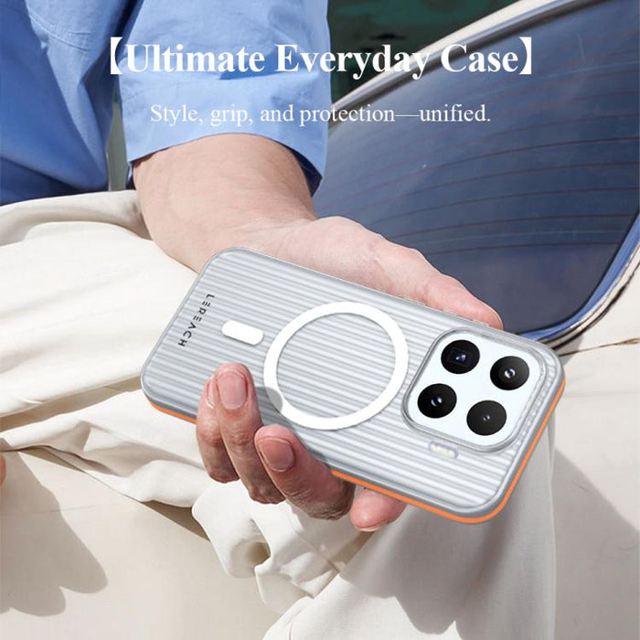 Funda magnética antideslizante de doble cara para teléfono LeReach TOC Icicle Series Ice Mist, For Xiaomi 17T Pro 5G, For Xiaomi 17T 5G