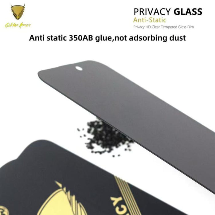 10 láminas de vidrio templado antiestático con impresión serigráfica de alto contenido de aluminio OG Golden Armor para privacidad, For Redmi K90 Max, For Xiaomi Poco C81x 4G, For Xiaomi Poco C81 Pro 4G, For Redmi R70m, For Redmi R70                   ...
