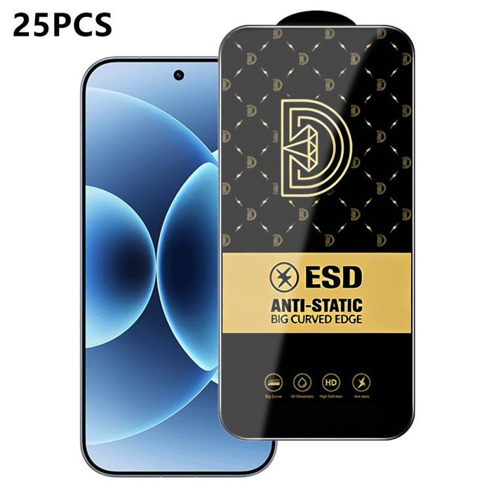 25 láminas de vidrio templado HD antiestáticas con serigrafía Royal Diamond, For Redmi K90 Max, For Xiaomi Poco C81x 4G, For Xiaomi Poco C81 Pro 4G, For Redmi R70m, For Redmi R70, For Xiaomi Poco C85x 5G, For Redmi 15a 5G, For Redmi A7 Pro 4G 171mm    ...