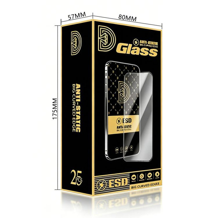 25 láminas de vidrio templado HD antiestáticas con serigrafía Royal Diamond, For Redmi K90 Max, For Xiaomi Poco C81x 4G, For Xiaomi Poco C81 Pro 4G, For Redmi R70m, For Redmi R70, For Xiaomi Poco C85x 5G, For Redmi 15a 5G, For Redmi A7 Pro 4G 171mm    ...