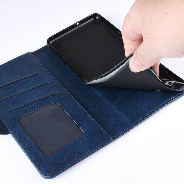 Estuche de cuero para teléfono celular con soporte de billetera para iPhone XIR (2019), con billetera y soporte y ranuras para tarjetas, For iPhone 11