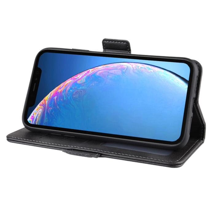 Estuche de cuero para teléfono celular con soporte de billetera para iPhone XIR (2019), con billetera y soporte y ranuras para tarjetas, For iPhone 11
