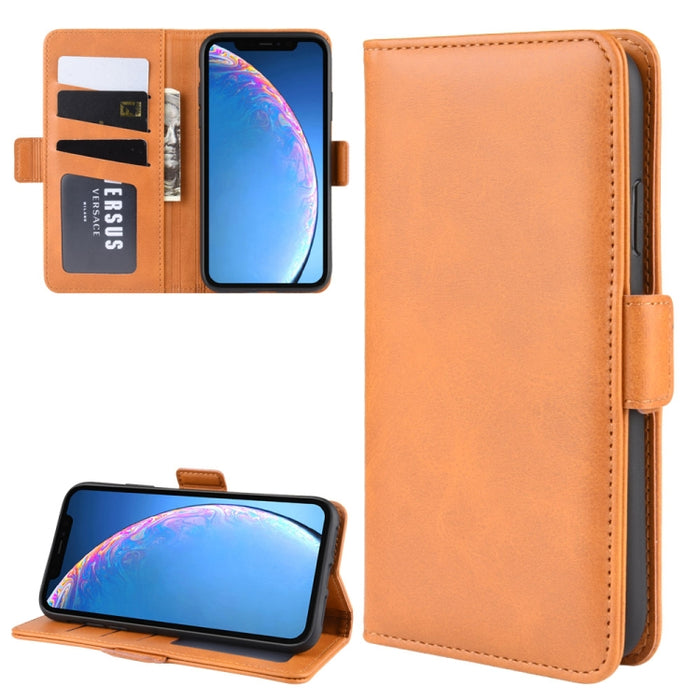 Estuche de cuero para teléfono celular con soporte de billetera para iPhone XIR (2019), con billetera y soporte y ranuras para tarjetas, For iPhone 11