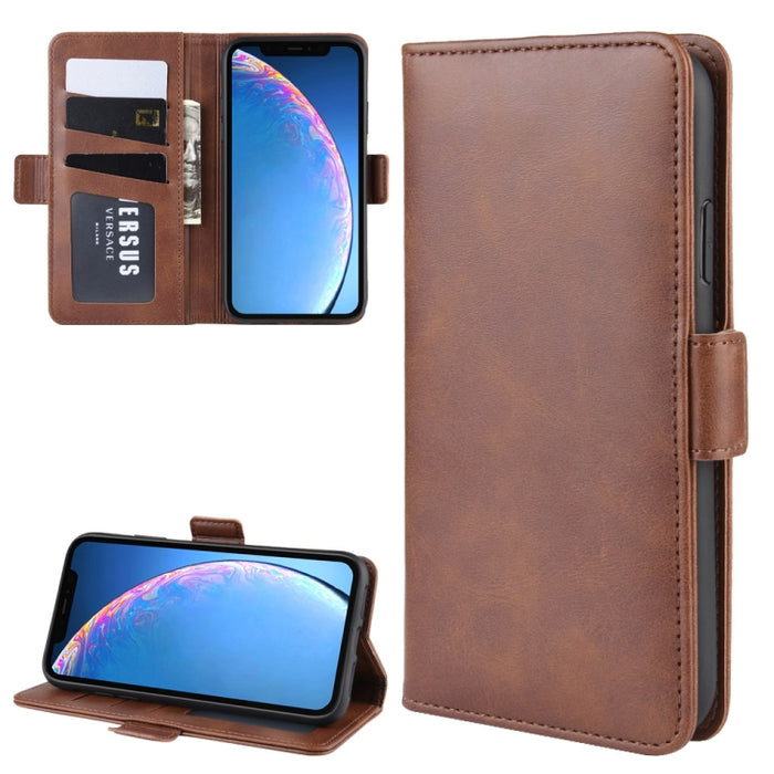 Estuche de cuero para teléfono celular con soporte de billetera para iPhone XIR (2019), con billetera y soporte y ranuras para tarjetas, For iPhone 11