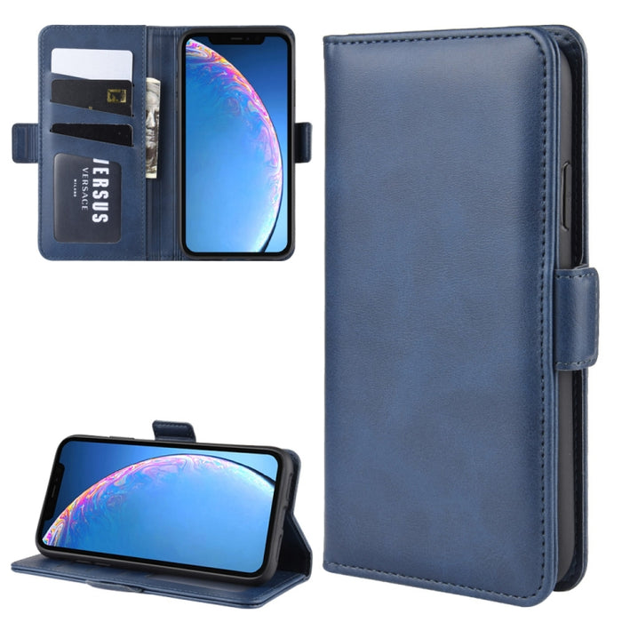 Estuche de cuero para teléfono celular con soporte de billetera para iPhone XIR (2019), con billetera y soporte y ranuras para tarjetas, For iPhone 11
