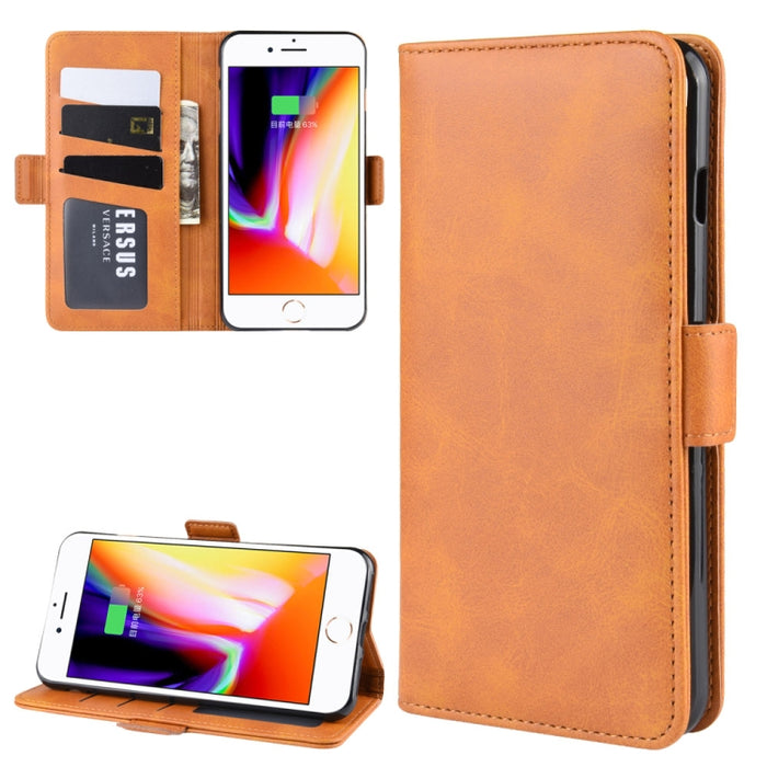 Estuche de cuero para teléfono celular con soporte de billetera para iPhone 8 Plus / 7 Plus, con billetera y soporte y ranuras para tarjetas, For iPhone 8 Plus