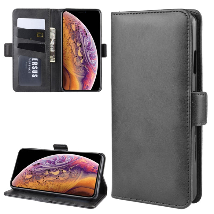 Estuche de cuero para teléfono celular con soporte de billetera para iPhone XS MAX, con billetera y soporte y ranuras para tarjetas, For iPhone XS Max