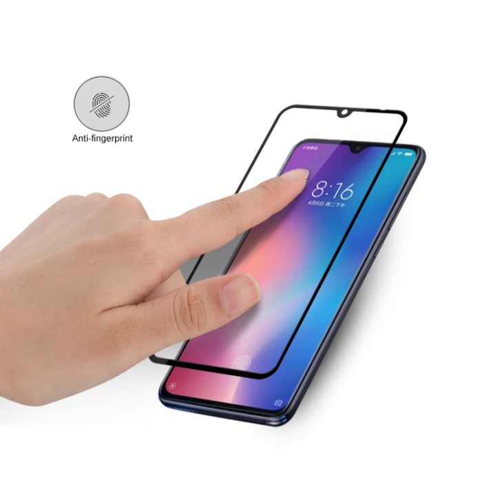 2 uds mocolo 0,33mm 9H 2.5D película de vidrio templado con pegamento completo, for Xiaomi Mi CC9, for Huawei Nova5 / Nova5 pro