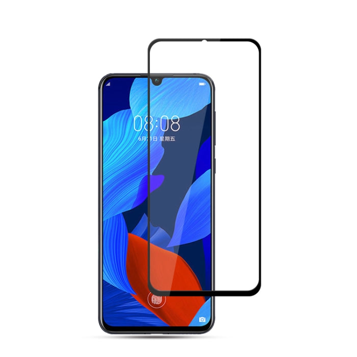 2 uds mocolo 0,33mm 9H 2.5D película de vidrio templado con pegamento completo, for Xiaomi Mi CC9, for Huawei Nova5 / Nova5 pro